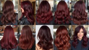 Merlot Hair Color Shades