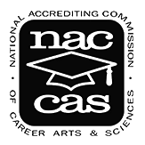 Official NACCAS Accreditation Seal - National Accrediting Commission of Career Arts & Sciences